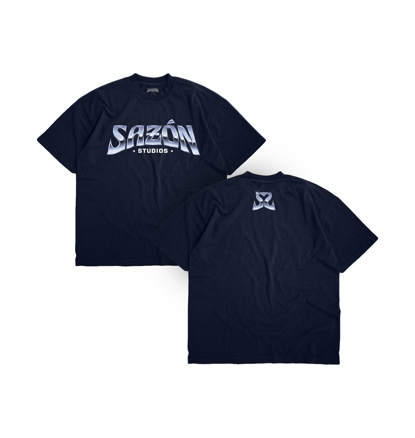Sazon Logo Tee (Navy)
