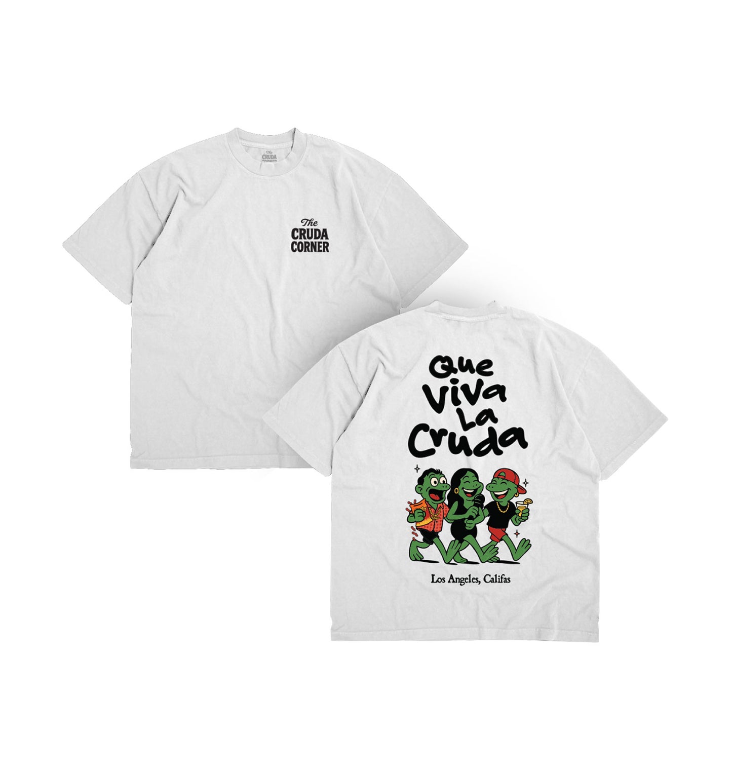 Viva La Cruda Tee (White)