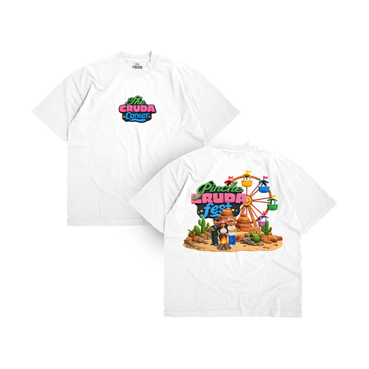 Cruda Fest Tee (White)