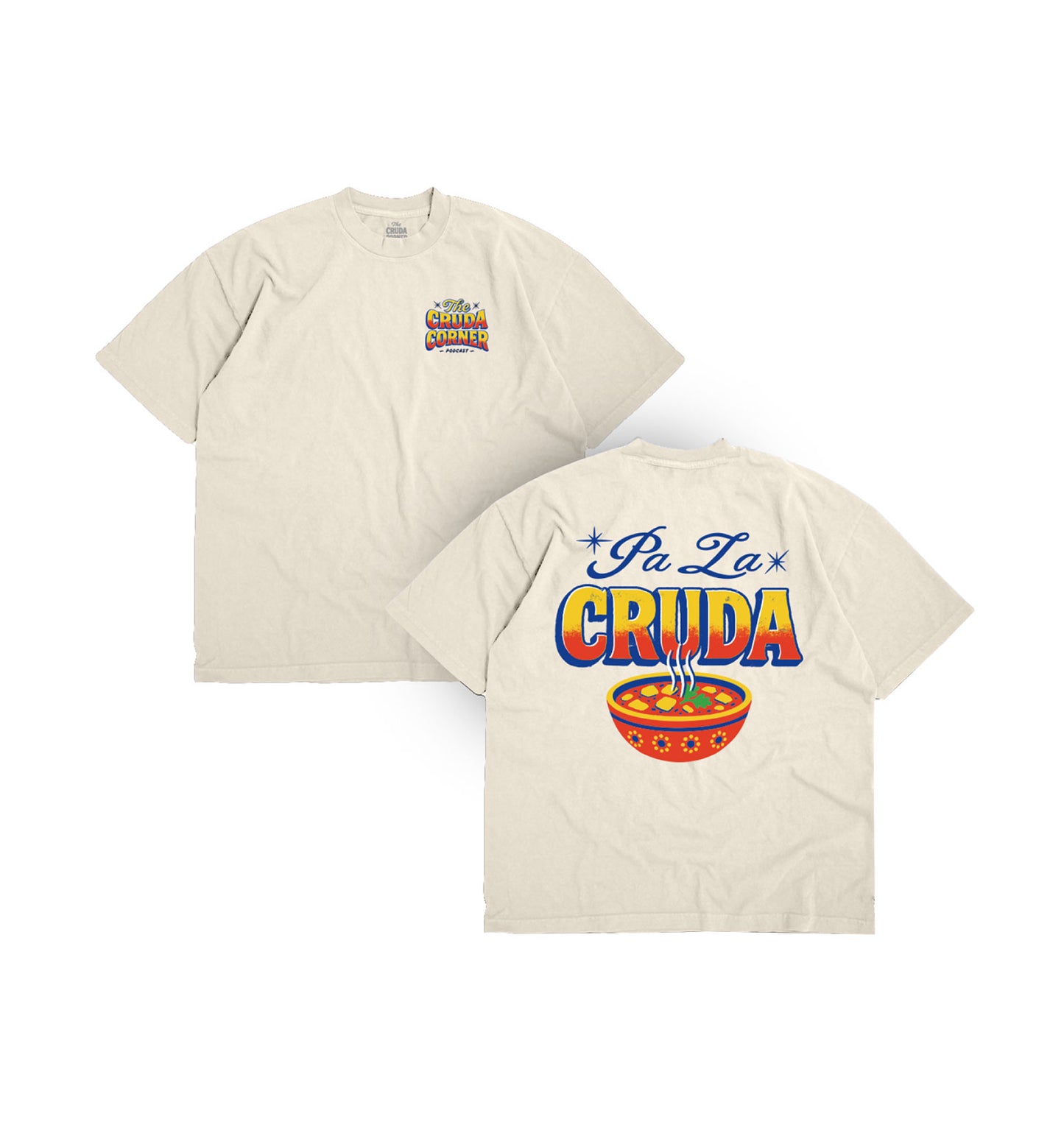 Pa La Cruda Tee (Cream)