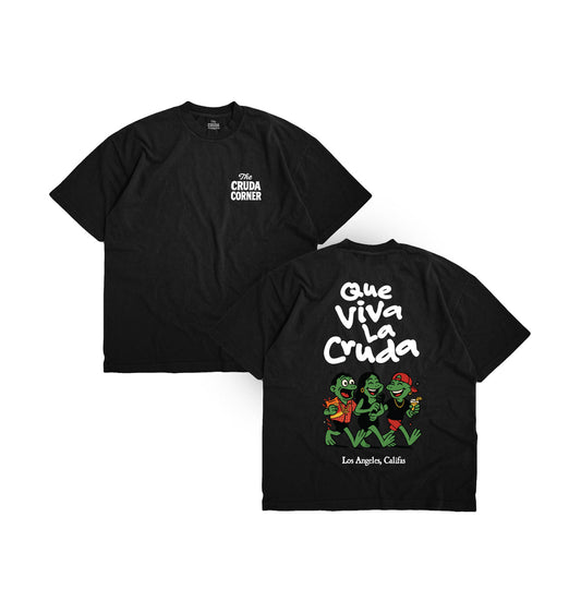 Viva La Cruda Tee (Black)