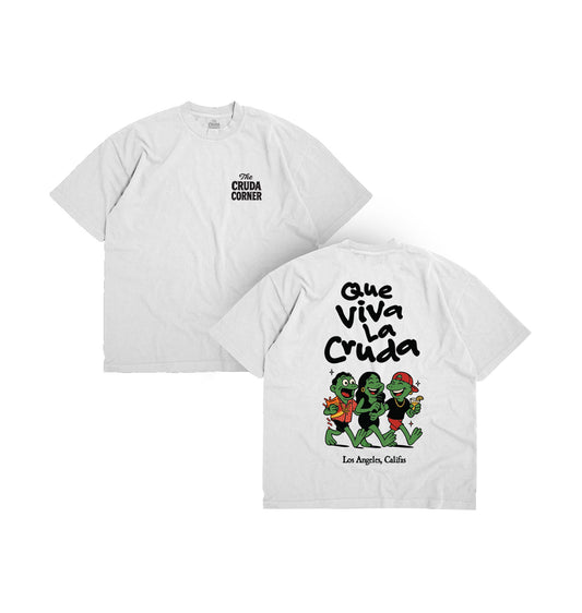 Viva La Cruda Tee (White)